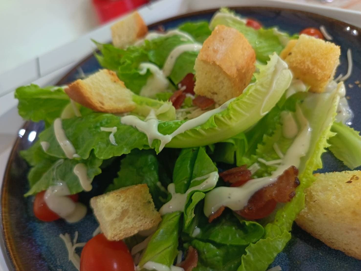 Classic Caesar Salad at MaeKung Cafe Krabi