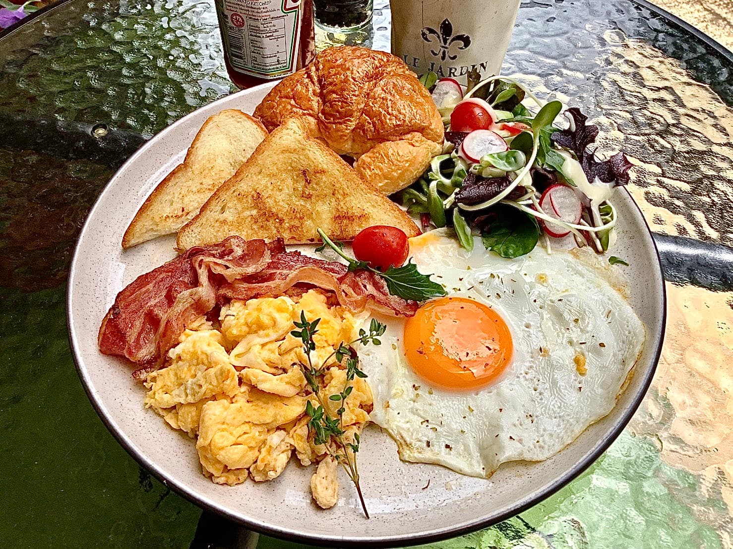 Full English Breakfast Platter at MaeKung Cafe Krabi